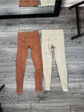 Lazuli Label High waisted Ribbed Leggings Bundle